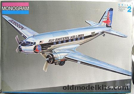 Monogram 1/48 Douglas DC-3 Eastern Airlines, 5610 plastic model kit